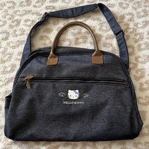 Hello Kitty denim duffle bag